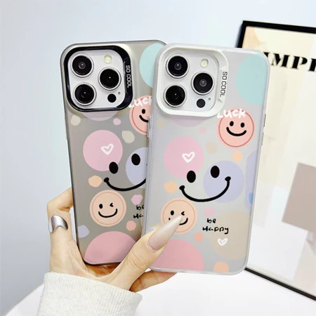 Anti-impacto sorriso Capinha capa Fosco bilhar para iPhone 8 7 11 12 13 14 15 16 pro max plus x/xs xr XSMAX case em Oferta na Shopee