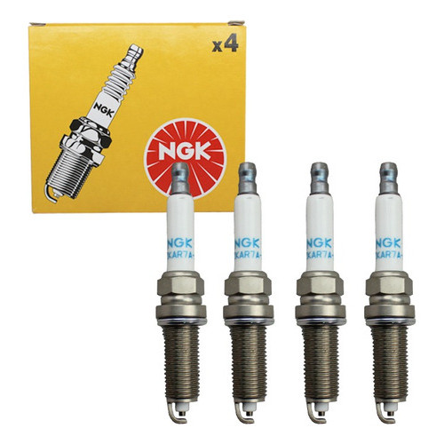 Jogo Vela De Ignição Duster 1.6 16v Flex Novo Original Ngk - Spare Parts and Accessories for Vehicles