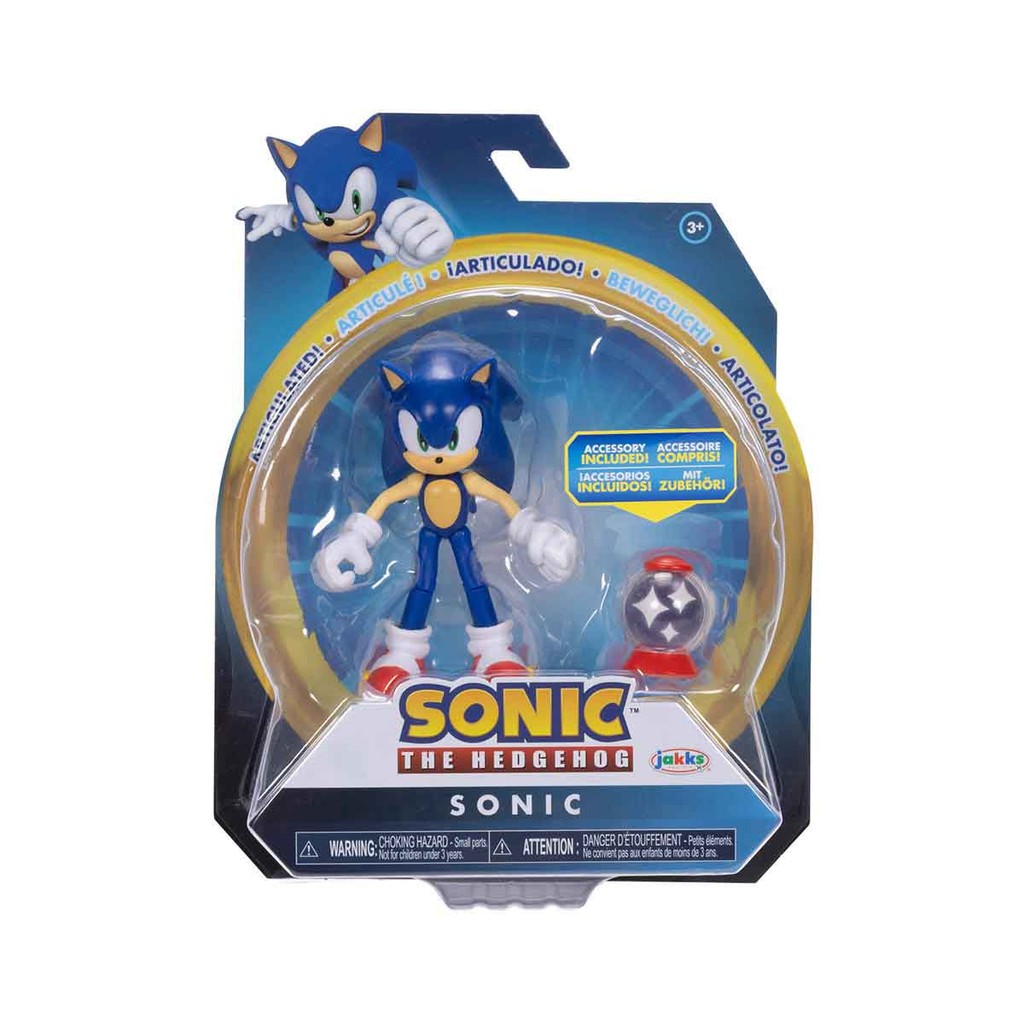 Boneco Articulado Sonic com Caixa de Invencibilidade - Sonic em Oferta na Shopee