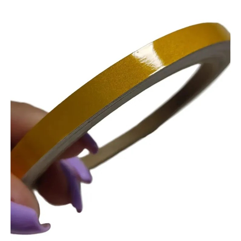 Friso De Roda Adesivo Refletivo Carro E Moto Honda Yamaha Suzuki Amarelo