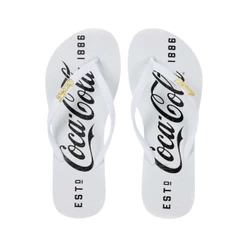 Chinelo Coca Cola 1886 Feminino Casual Confortável Leve Solado Borracha Antiderrapante