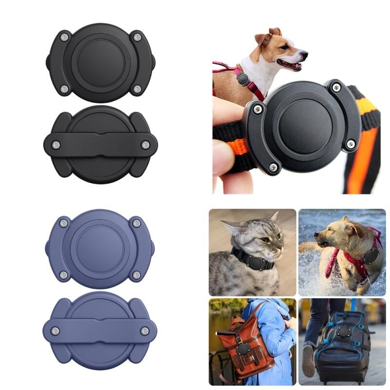 Capa Protetora À Prova D'água Para AirTag , Cães E Gatos , Suporte Durável Rastr