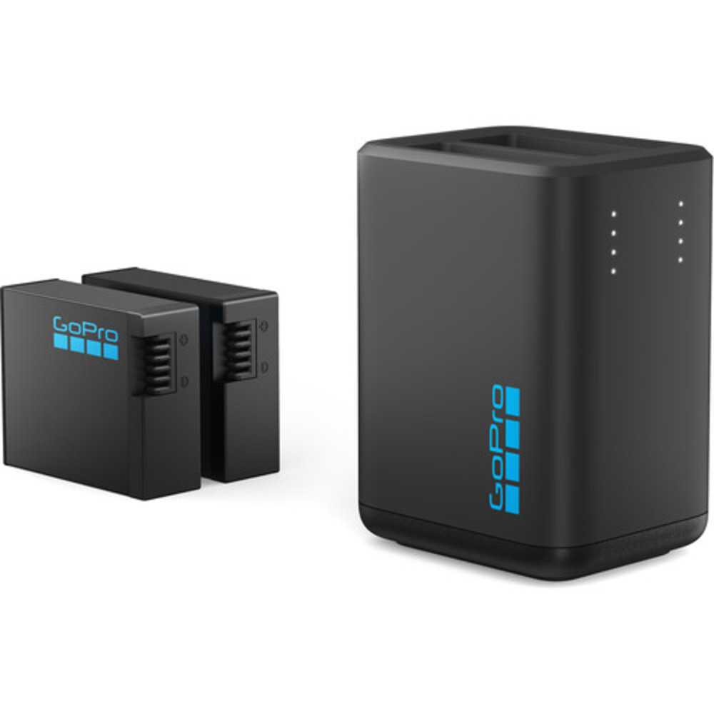 CARREGADOR GOPRO DUPLO COM 2 BATERIAS ENDURO PARA HERO 13 AEDBD-201