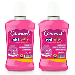 Kit 2 und Enxaguante Bucal Carmed Beijos 250ml em Oferta na Shopee