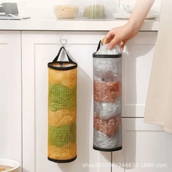 Kit 3 Puxa Saco e Porta Saco de Lixo Dispense Organizador de Saco Plástico