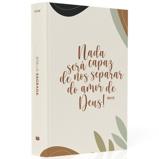 Bíblia Sagrada Nada Será Capaz | NVI | Letra Grande | Capa Dura em Oferta na Shopee