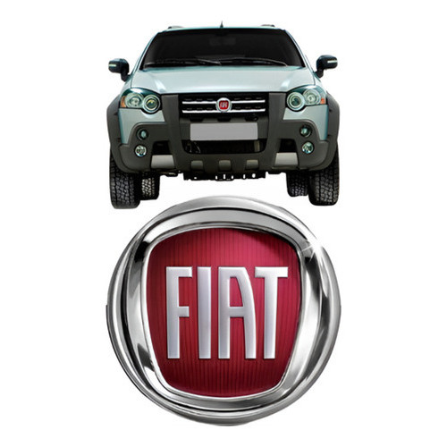 Emblema Logo Grade Radiador Fiat Palio Strada Doblo Idea Linea Stilo 2009 2010 2011 2012