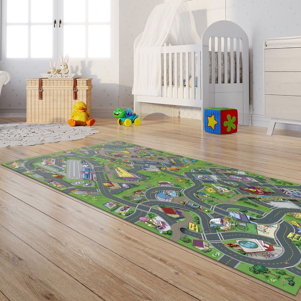Pista Tapete Hot Wheels Grande Cidade P/ Carrinhos 160cm em lona