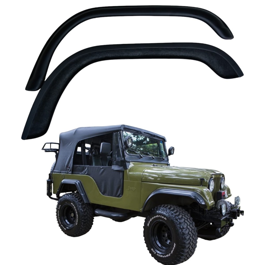 Kit Alargador De Paralama Dianteiro de 9 Cm Jeep Ford Willys CJ5
