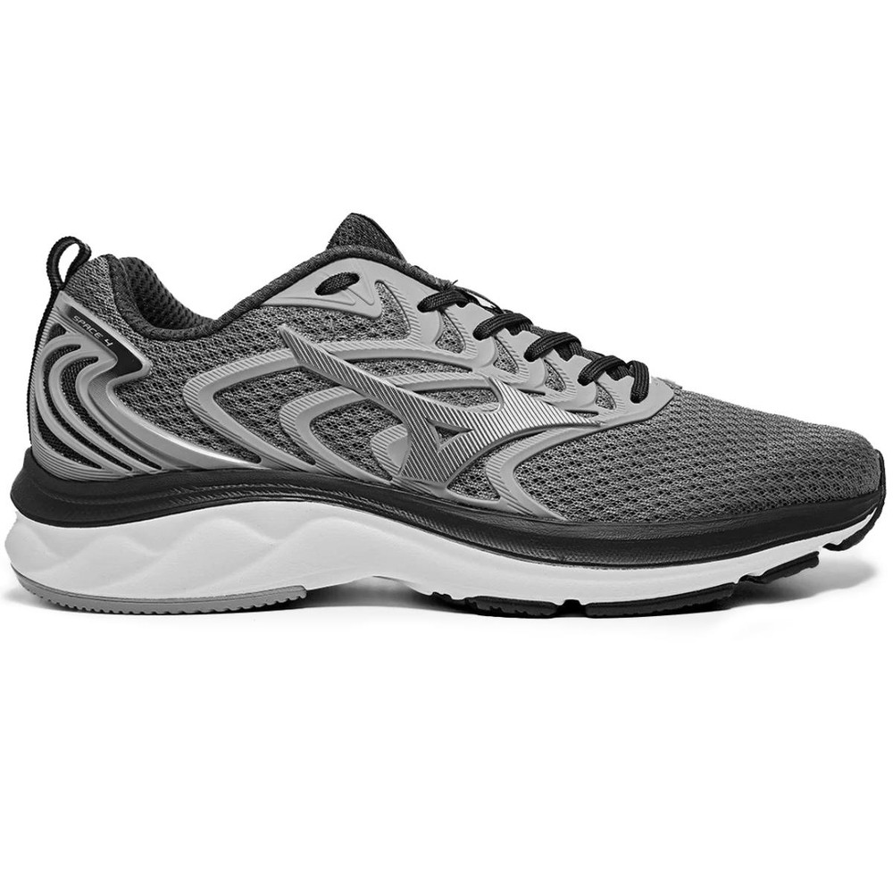 Tênis Mizuno Space 4 Masculino - Cinza e Chumbo - Men Shoes
