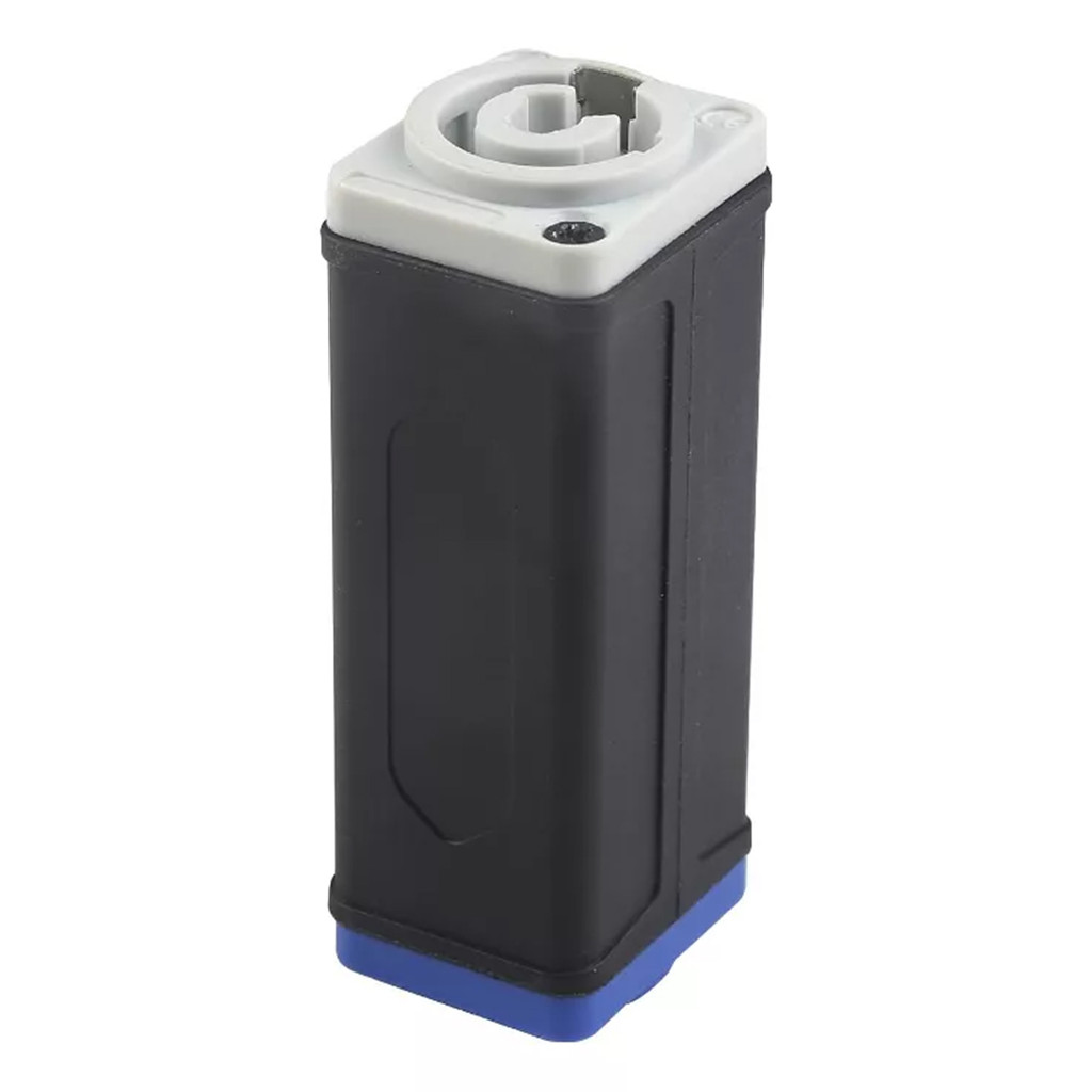 1 Powercon Caixa Adaptador Emenda Tipo Neutrik Cinza Azul