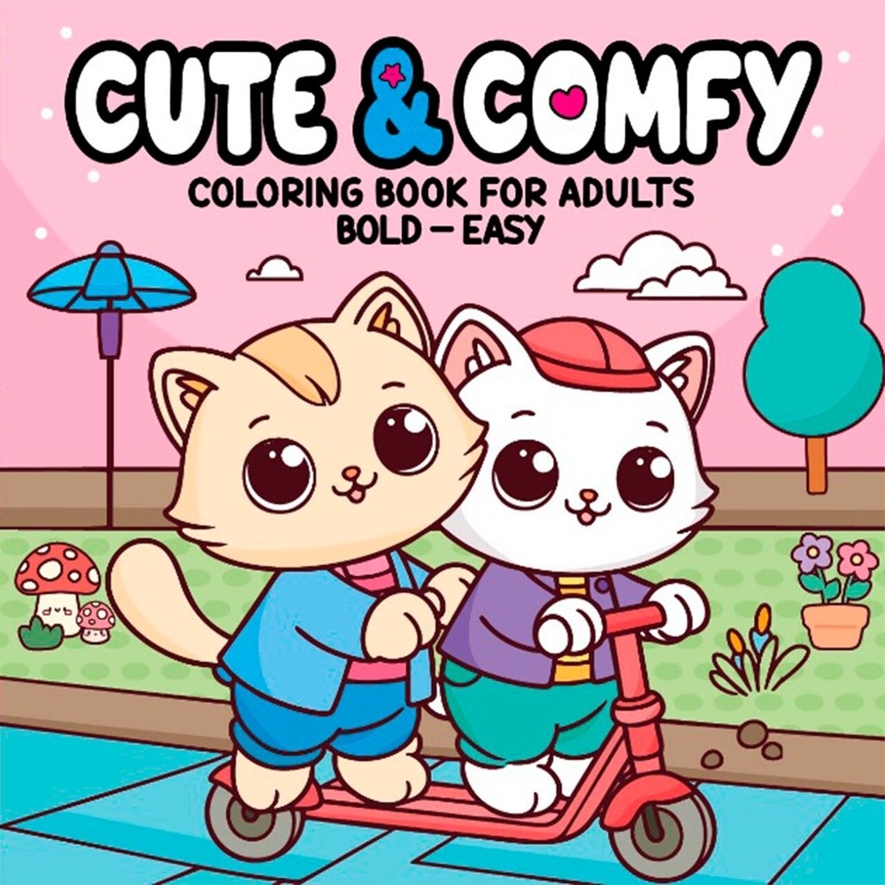 Cute & Comfy - Coloring Book for Adults