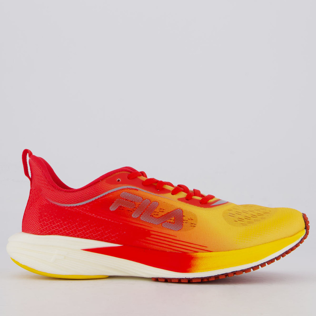 Tenis Fila Kr6 Frame Feminino Vermelho e Amarelo