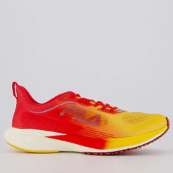 Tenis Fila Kr6 Frame Feminino Vermelho e Amarelo