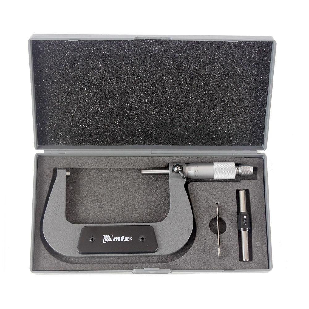 Micrômetro Externo Analógico de 75 à 100 MM 3170059 MTX em Oferta na Shopee