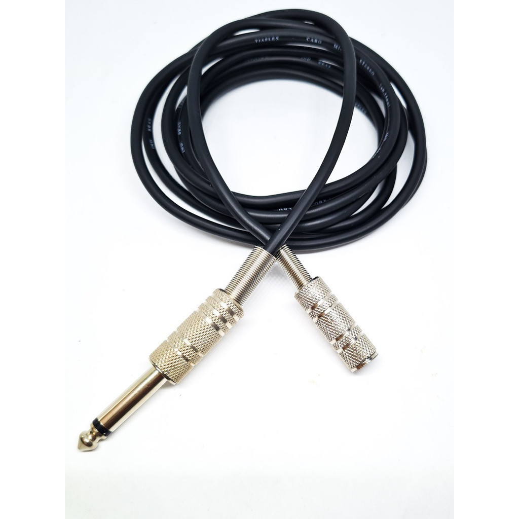 Cabo Extensor P2 Fêmea  P10 Mono 7m Fone De Ouvido Retorno em Oferta na Shopee