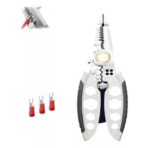 Alicate Descascador Corte Universal Profissional Multiuso Chave Sextavada De 7 Polegadas