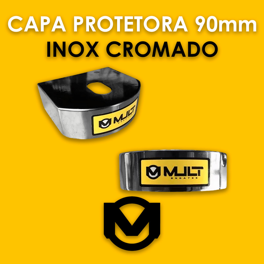 Detalhes do Engate Fixo VW SpaceFox Trend High 2006-2023 & SpaceCross 2012-2019 400Kg Aço Sem Furo com Capa Cromada 90mm