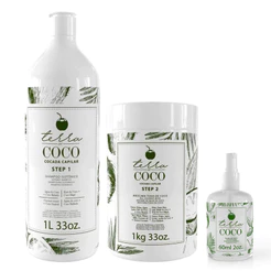 Kit Shampoo Isotônico 1L e Máscara Toda de Coco 1kg + Elixir de Coco 60ml - Terra Coco