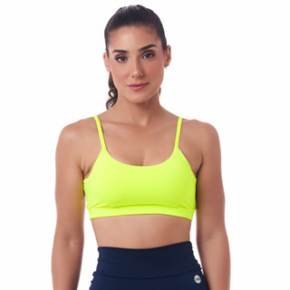 Top Cut Amarelo Neon SND Fitness em Oferta na Shopee