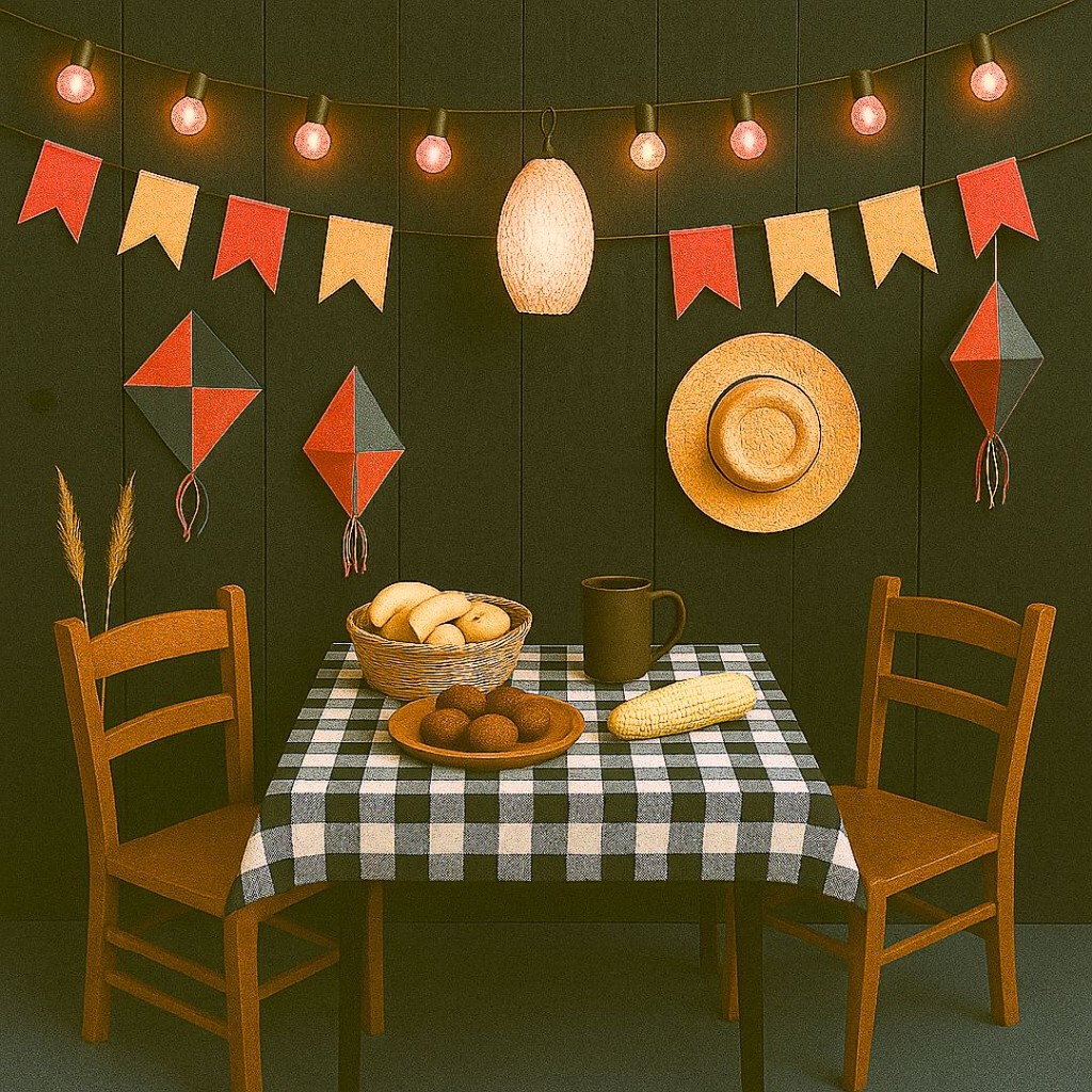 10~60 TOALHA MESA PRETA 78X78 XADREZ 6132-RP FESTA JUNINA 2025 (EX)