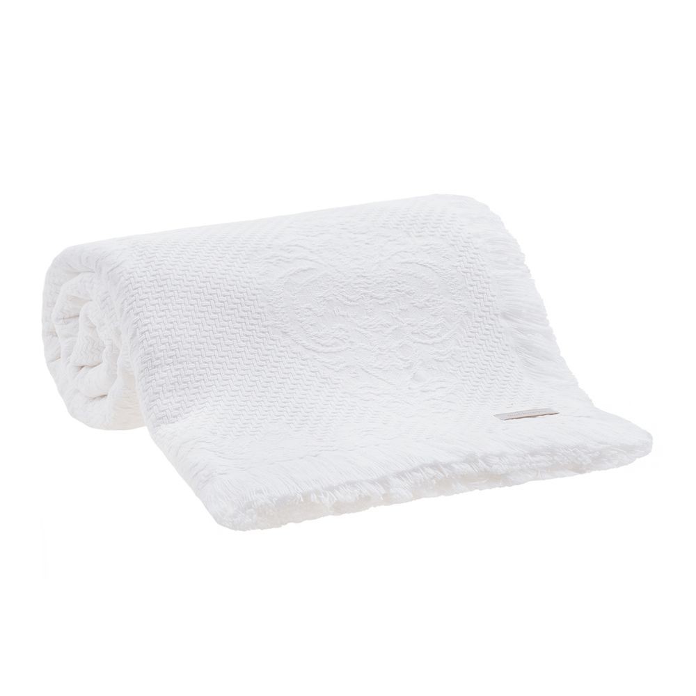 Colcha King Buddemeyer Medalhão 100% Algodão Branca em Oferta na Shopee