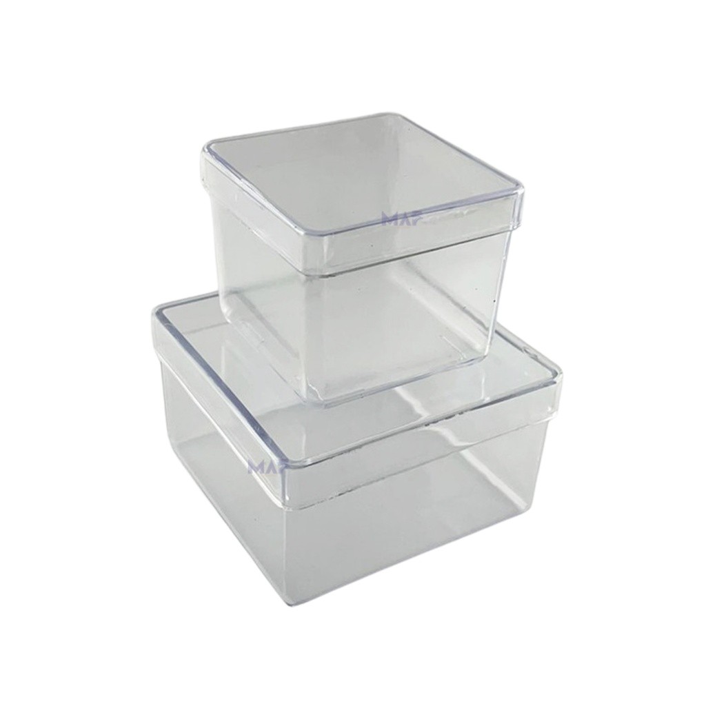 Kit Caixa Acrílica 7x7 + 5x5 Pra Personalizar Festa Luxo Caixa Dupla Lembrancinha em Oferta na Shopee