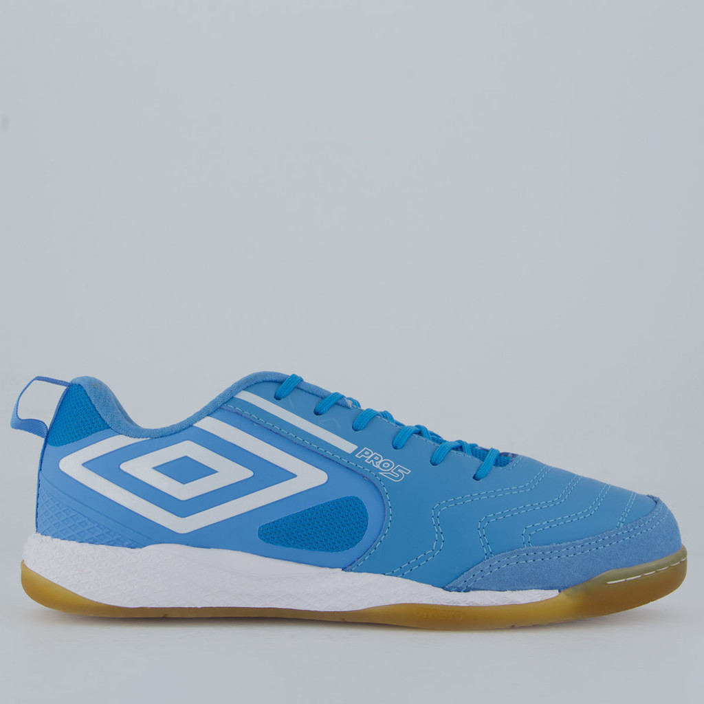 Chuteira Umbro Pro 5 Bump Futsal Azul em Oferta na Shopee