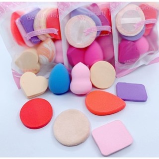 GGUAN Kit 9 Esponja Para Maquiagem - Combo Com 9 Esponjas Coracao/Pó pressionado em Oferta na Shopee