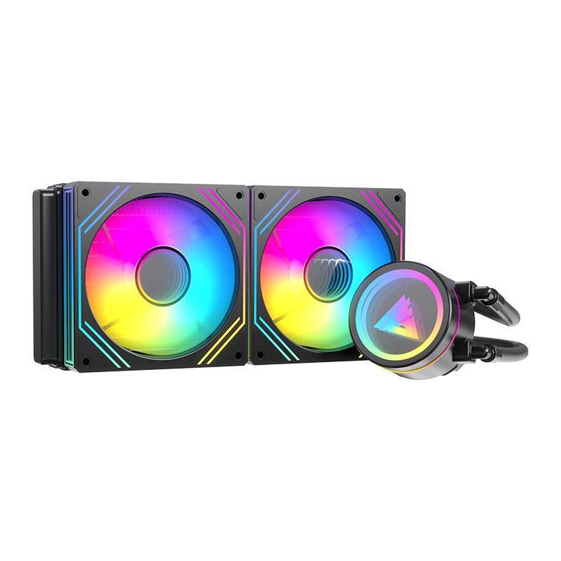Water Cooler Acegeek Flow 240, ARGB, 240mm, Preto, AG-FLOW240-BK em Oferta na Shopee