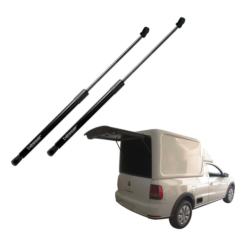 Par Pistão A Gás Capota De Fibra Saveiro Strada Pickup Amortecedor a Gás Para Capota Fibra Pickup em Oferta na Shopee