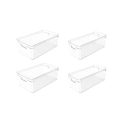 Kit organizador de armários Ou 4 peças Linha Clear Natural