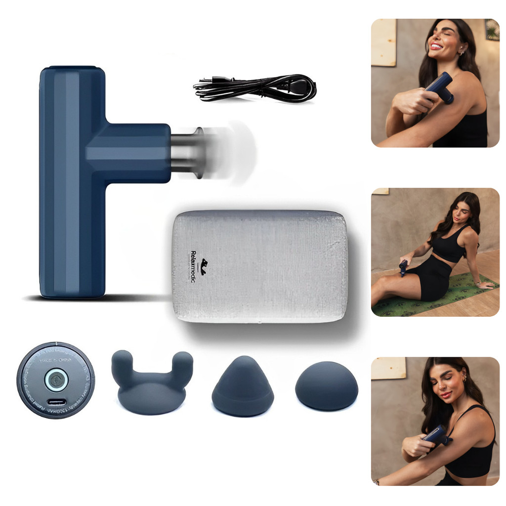 Mini Pistola Massageadora Corporal Elétrico Portátil Deep Relaxmedic