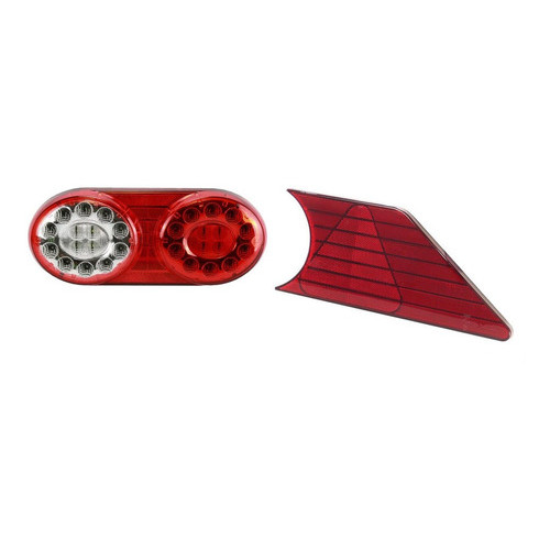 Lanterna Refil Carreta Randon Até 2013 Led Mais Triangulo