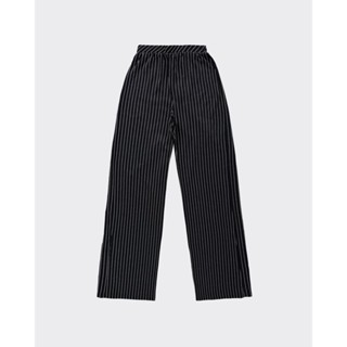 Calça Wide Leg Feminina Em Malha Jacquard Listrada - ENFIM em Oferta na Shopee