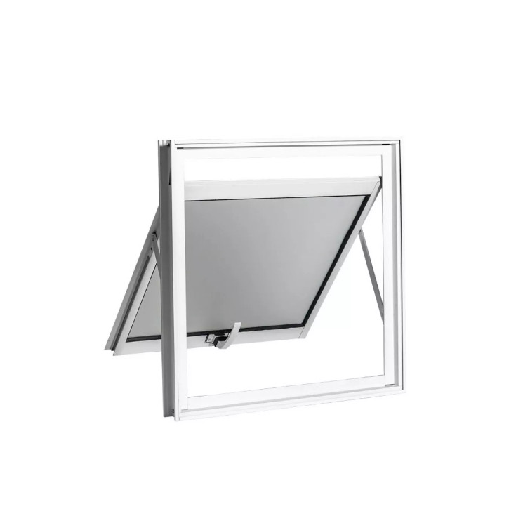 Vitro Janela Maxi-Ar Basculante Alumínio 60x60 Vidro Branco