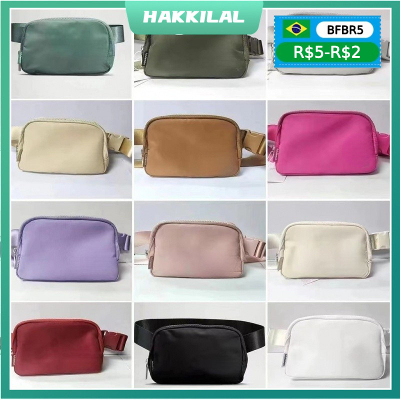 2024 Em Qualquer Lugar Saco De Cintura 1L 17 Cores Bolsa de cintura Mochila esportiva larga de ombro