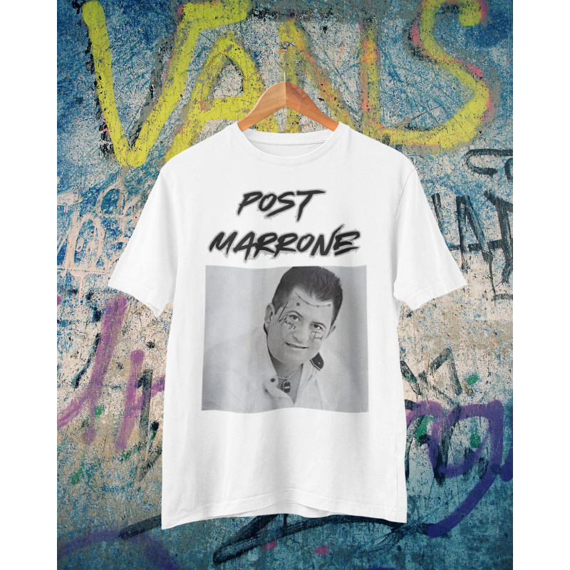 Camiseta Engraçada Unissex Estampada Post Malone e Post Marrone Blusa Casual Camisa Confortavel