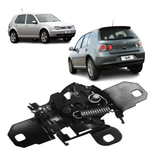 Fechadura Inferior Tranca Abrir Capô Golf G4 G5 1999 2000 2001 2002 2003 2004 2005 2006 2007 a 2013