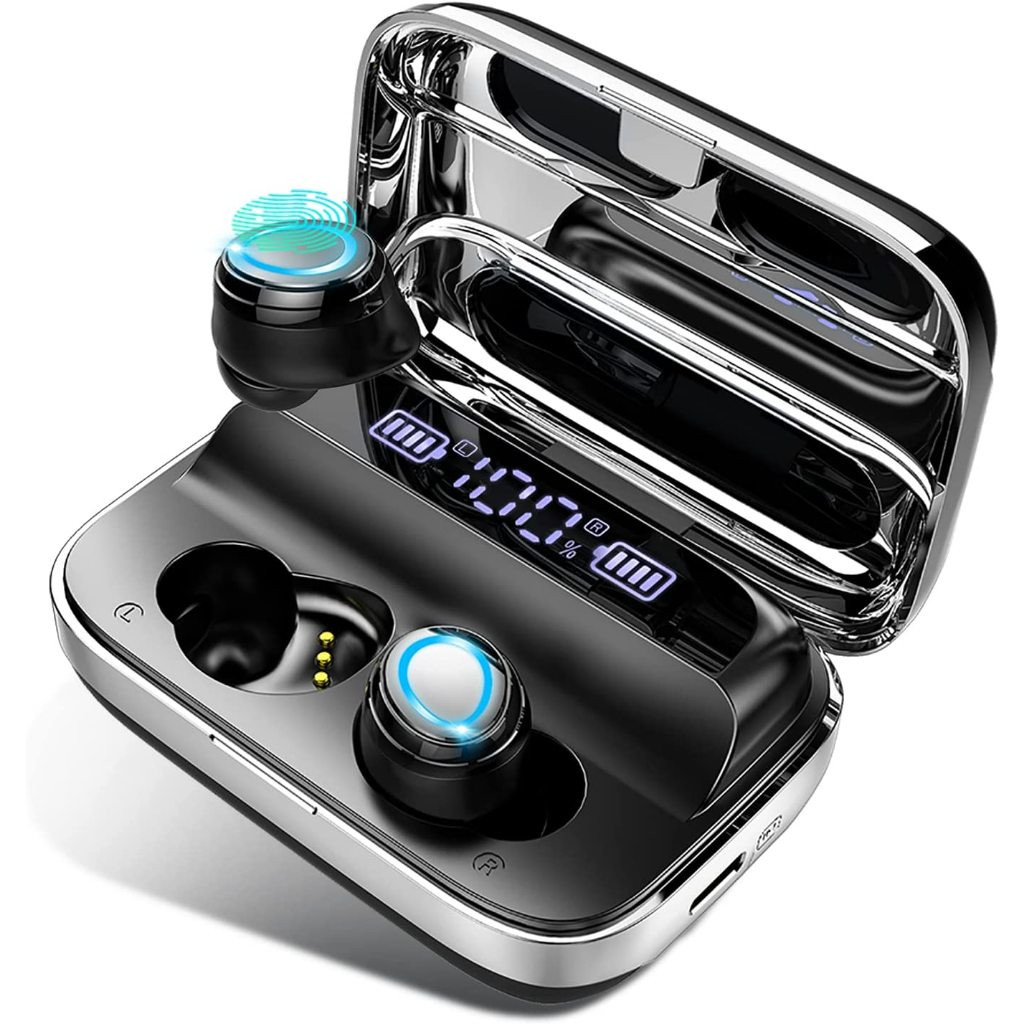 Fone de Ouvido Bluetooth Sem Fio Digital F9 Alta Qualidade Intra Auricular