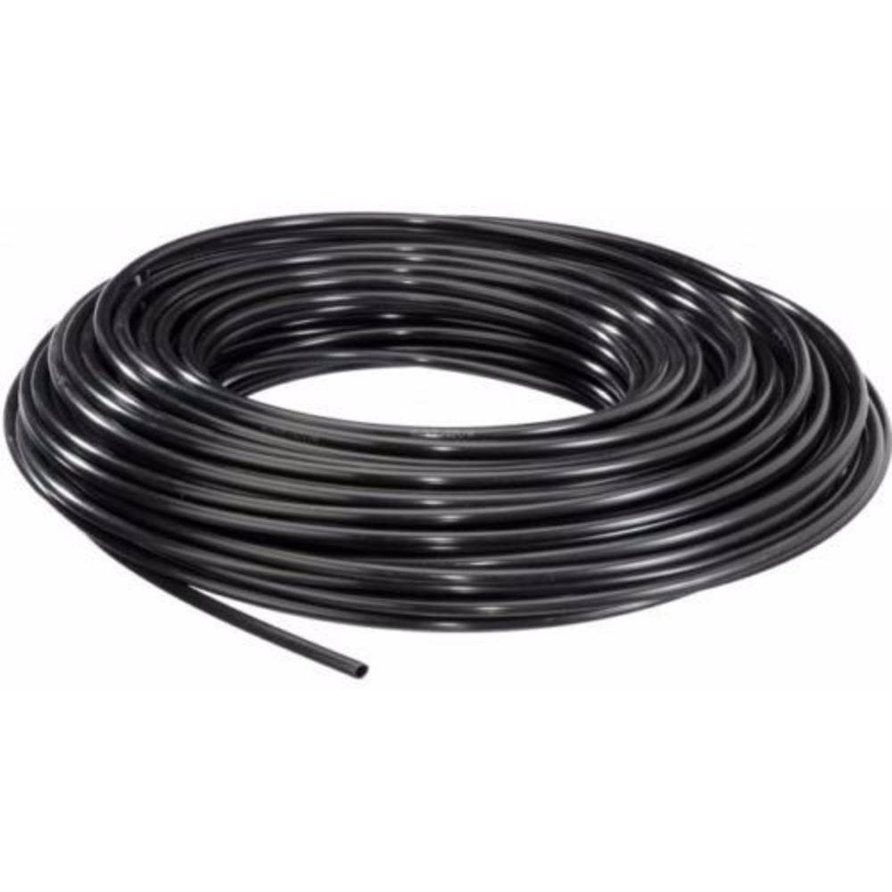 Mangueira Tubo Nylon S/trama Preto Tecalon 8x6mm - 100 Metro
