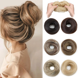 Coques De Cabelo Bagunçados Sintéticos Updo Chignon Com Extensão Elástico Para Mulheres Acessórios Preguiçosos Diários em Oferta na Shopee