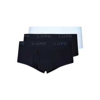 Kit com 3 Cuecas Slip Lupo com Abertura 546-002 Colorido em Oferta na Shopee