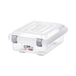 Caixa Organizadora Plástica Transparente 1L Top Stock Sanremo