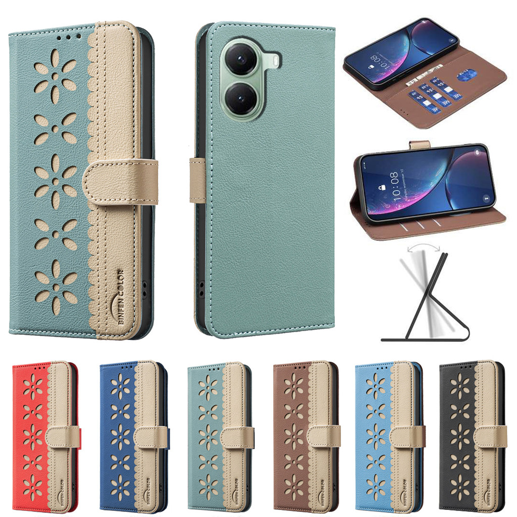 Para Xiaomi POCO X7 M7 X6 F6 X5 M3 Pro F5 C75 C55 Carteira De Couro Flip Embalag