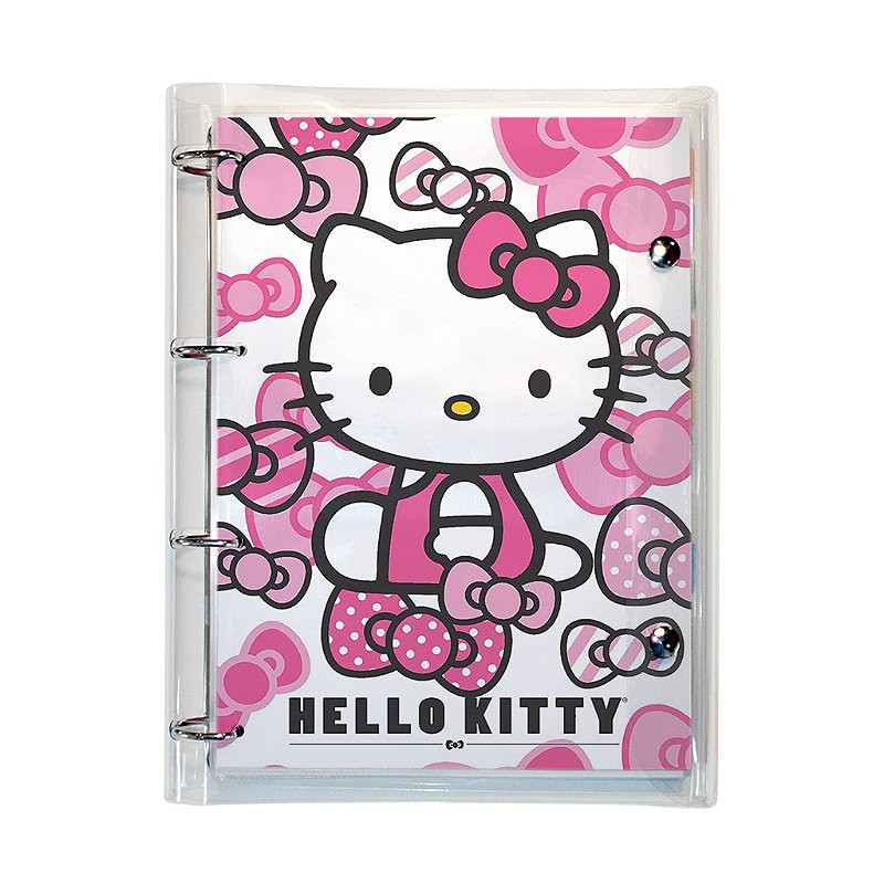 Fichário Universitário 250 folhas + divisórias Hello Kitty em Oferta na Shopee