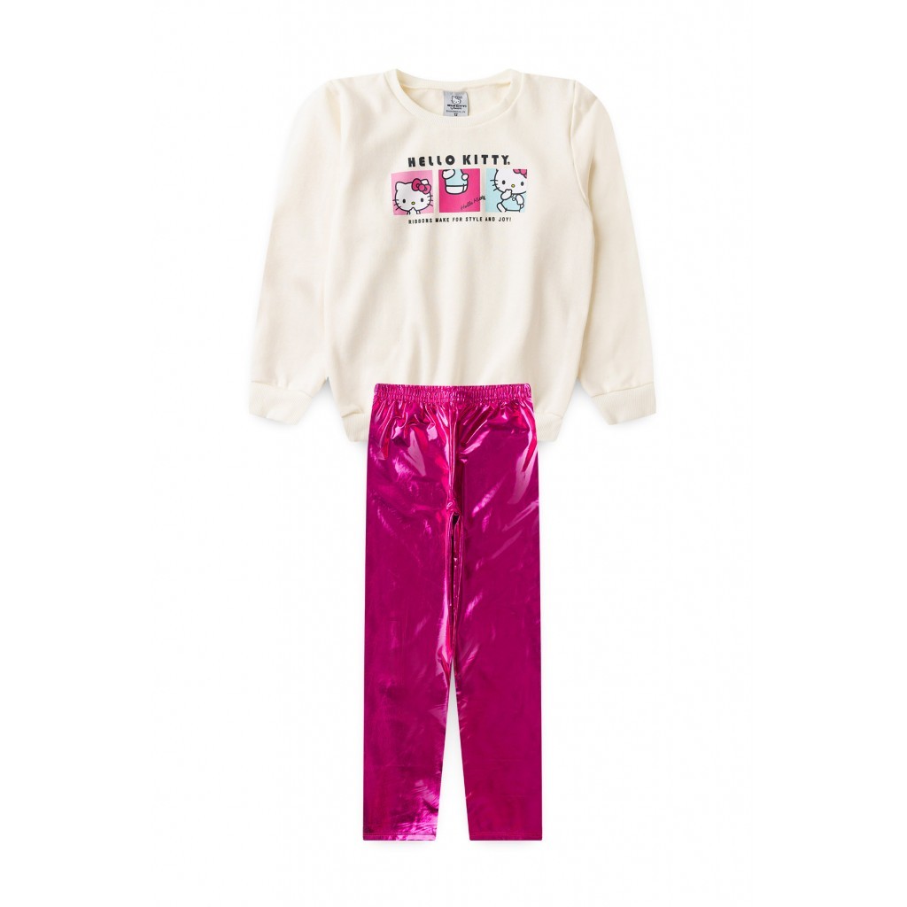 Conjunto Feminino Infantil Álbum De Fotos- Hello Kitty em Oferta na Shopee
