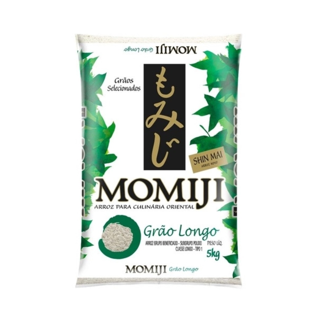 Arroz Oriental Grão Longo Tipo 1 Momiji 5kg