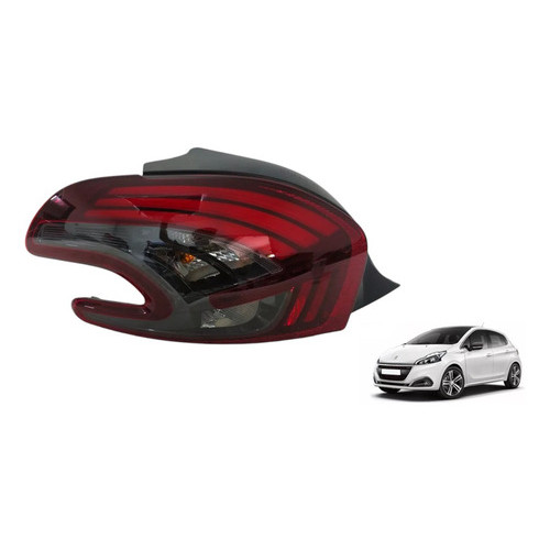 Lanterna Traseira Esquerda Fume Peugeot 208 2017 2018 2019
