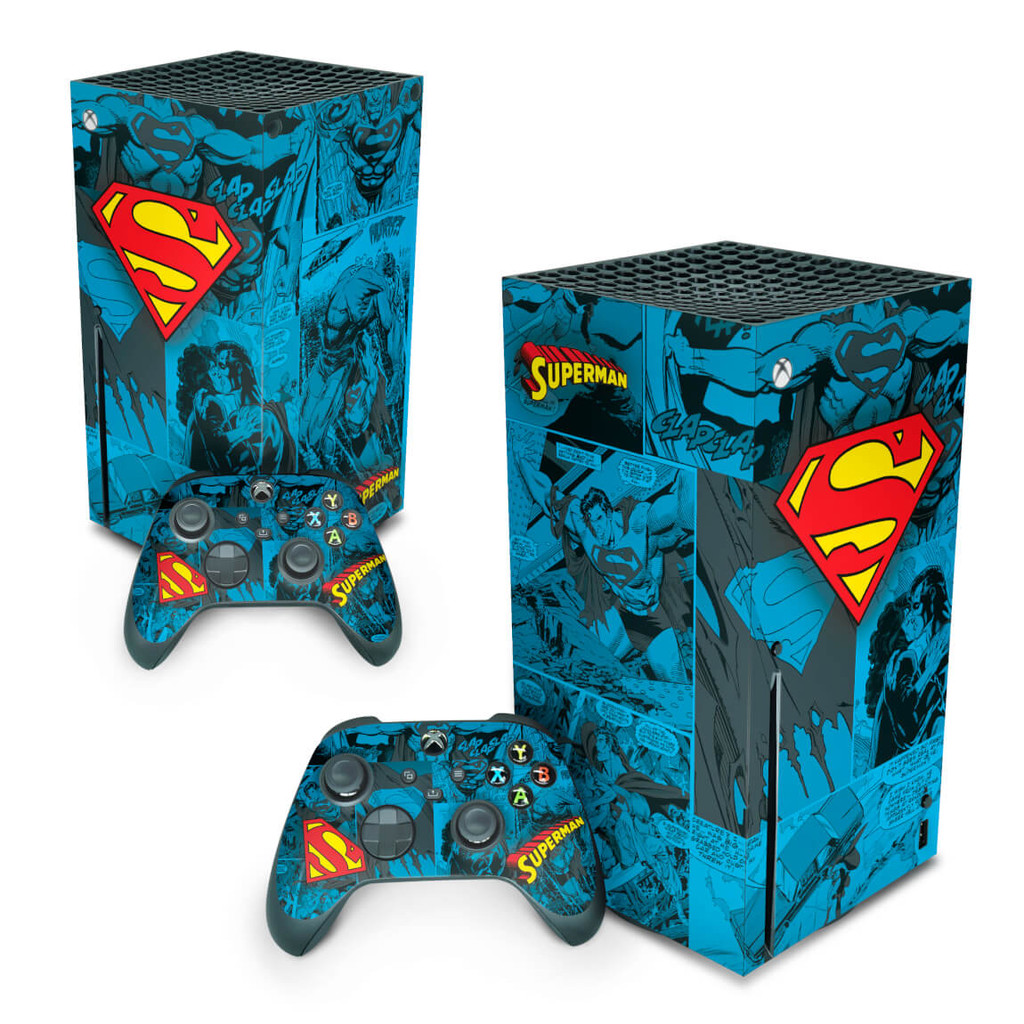 Skin Xbox Series X Adesivo - Superman Comics